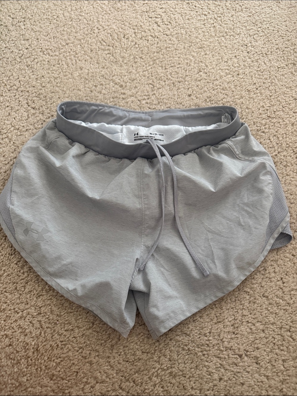 Under Armour Women's Light Gray Athletic Shorts